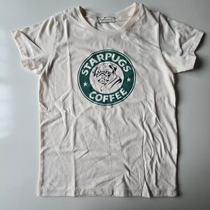 GWTURBAN Cream Starpugs Coffee Kids Tee